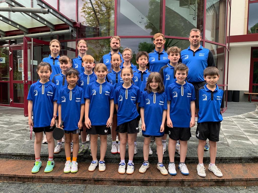 Das bayerische Team bei der Bundesrangliste